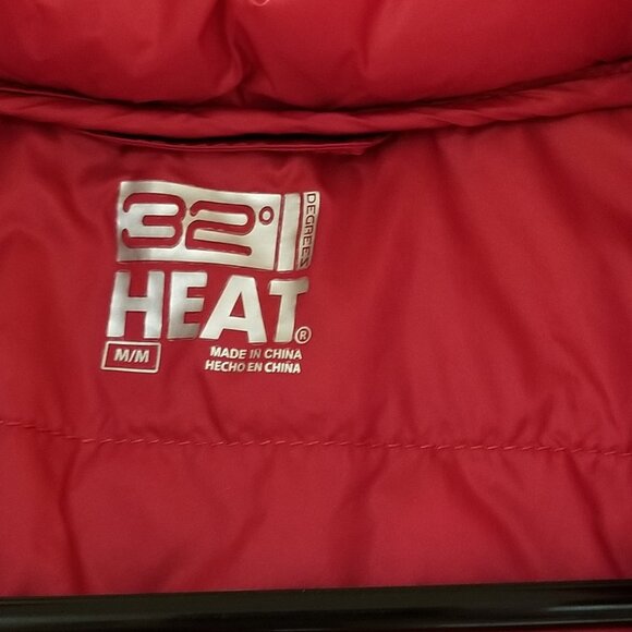 32 degrees Red Puffy Vest - Picture 3 of 6